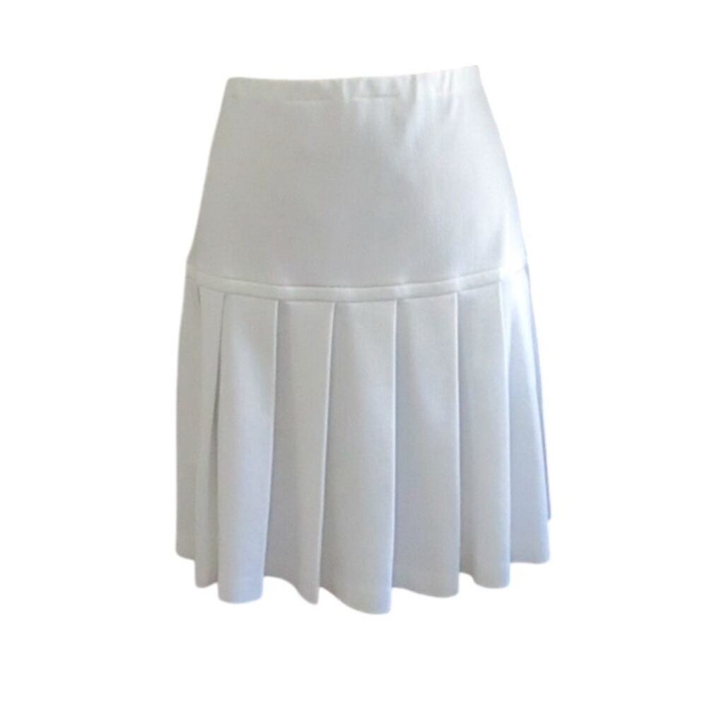 Vintage Act III White Pleated Tennis Golf Preppy Mini Skirt USA S/M 70s Coastal